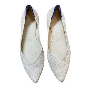Rothy's The Points Salt Honeycomb Slip On Casual Flats size 9